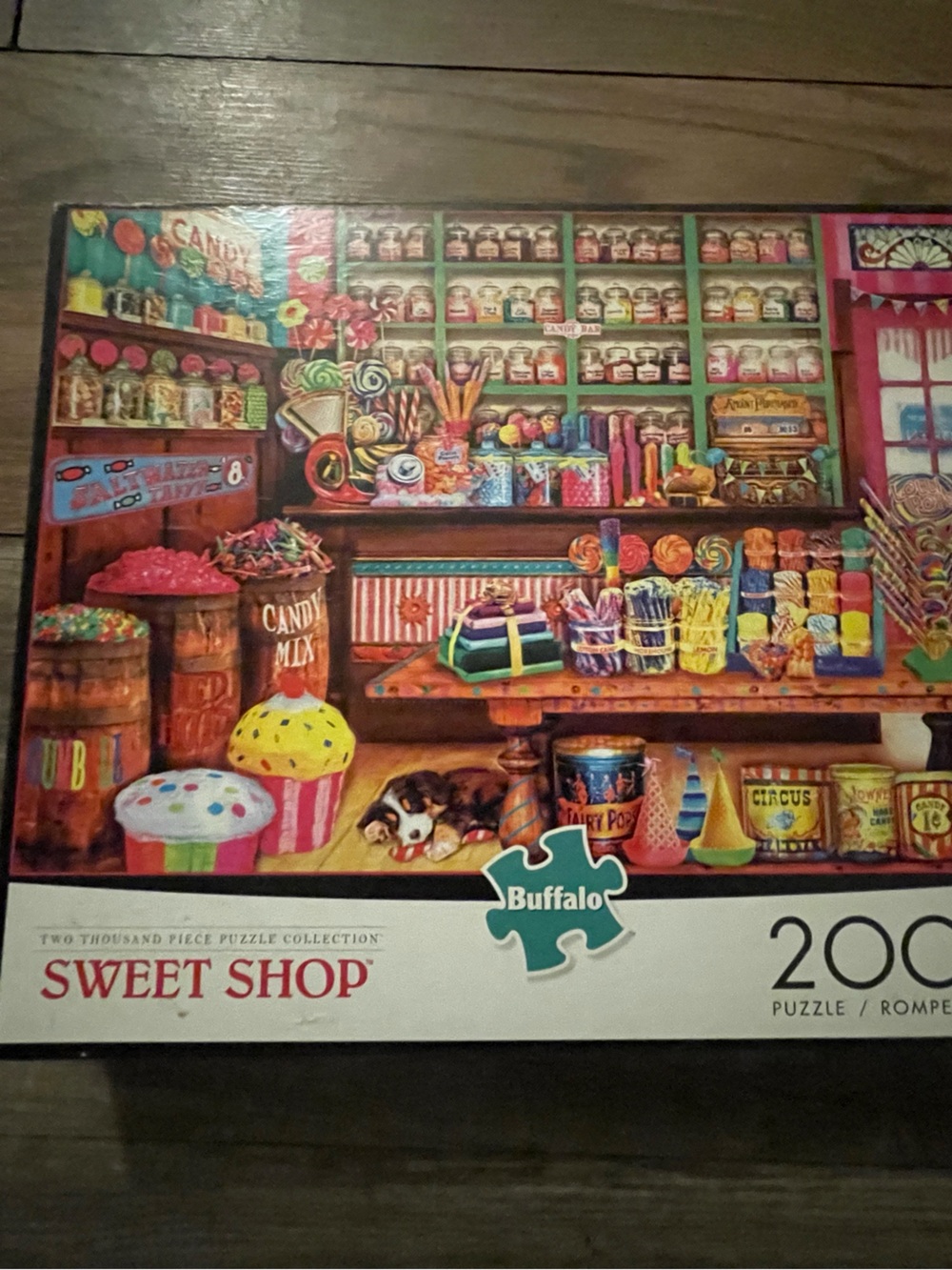 Buffalo David Bitton Colorful Candy Shop Puzzle Box Art